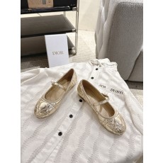 디올(DIOR) 진주 까나쥬 발레리나 플랫 신발