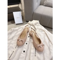 디올(DIOR) 진주 까나쥬 발레리나 슬링백 샌들 신발