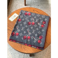 루이비통(LV) × 무라카미 타카시 모노그램 체리 롱 스카프 목도리 스카프