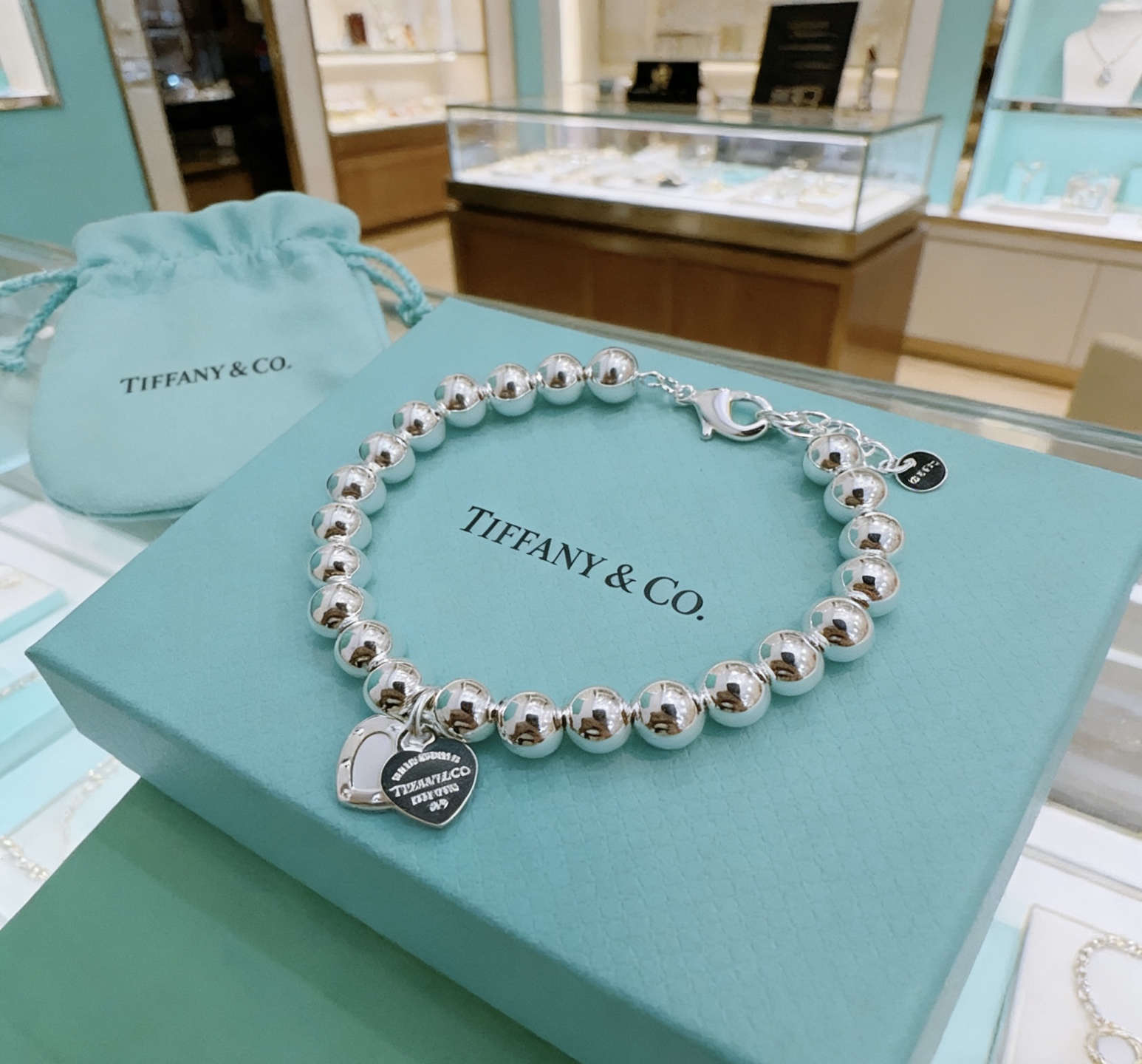 티파니(TIFFANY & CO.) 빈티지 실버 팔찌 악세사리