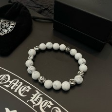크롬하츠(Chrome Hearts) 화이트 터키석 멀티 비즈 팔찌 악세사리
