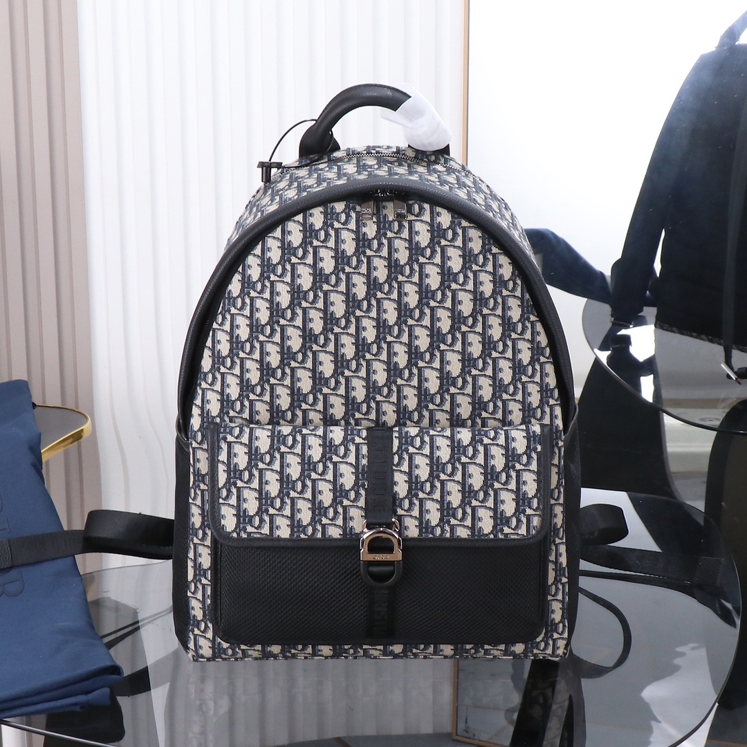 Dior CD 디올 8 (Dior 8) 오블리크 백팩 - 베이지 & 블랙 가방