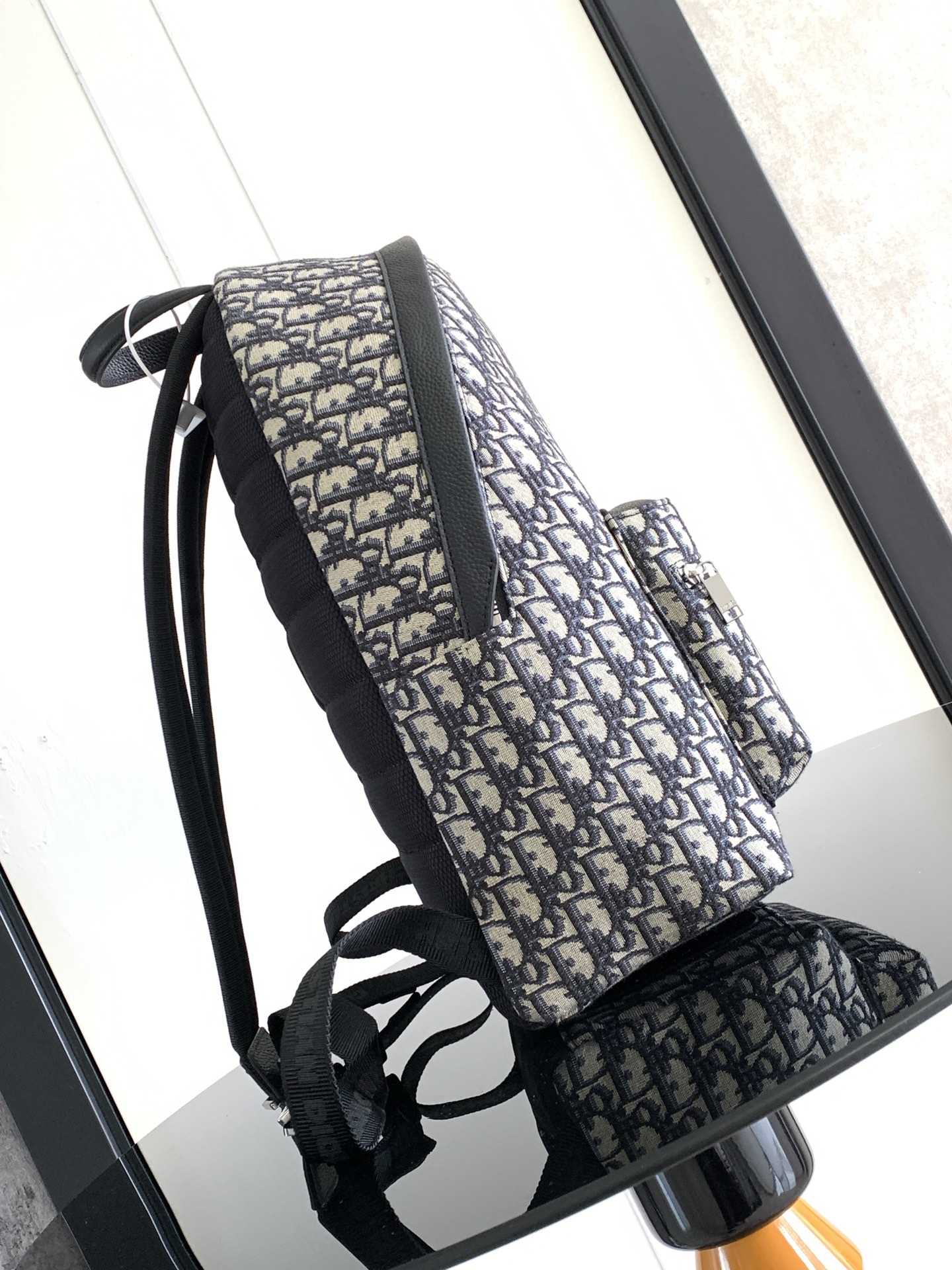 Dior CD 디올 라이더(Rider) 오블리크 백팩 - 베이지 & 블랙 가방