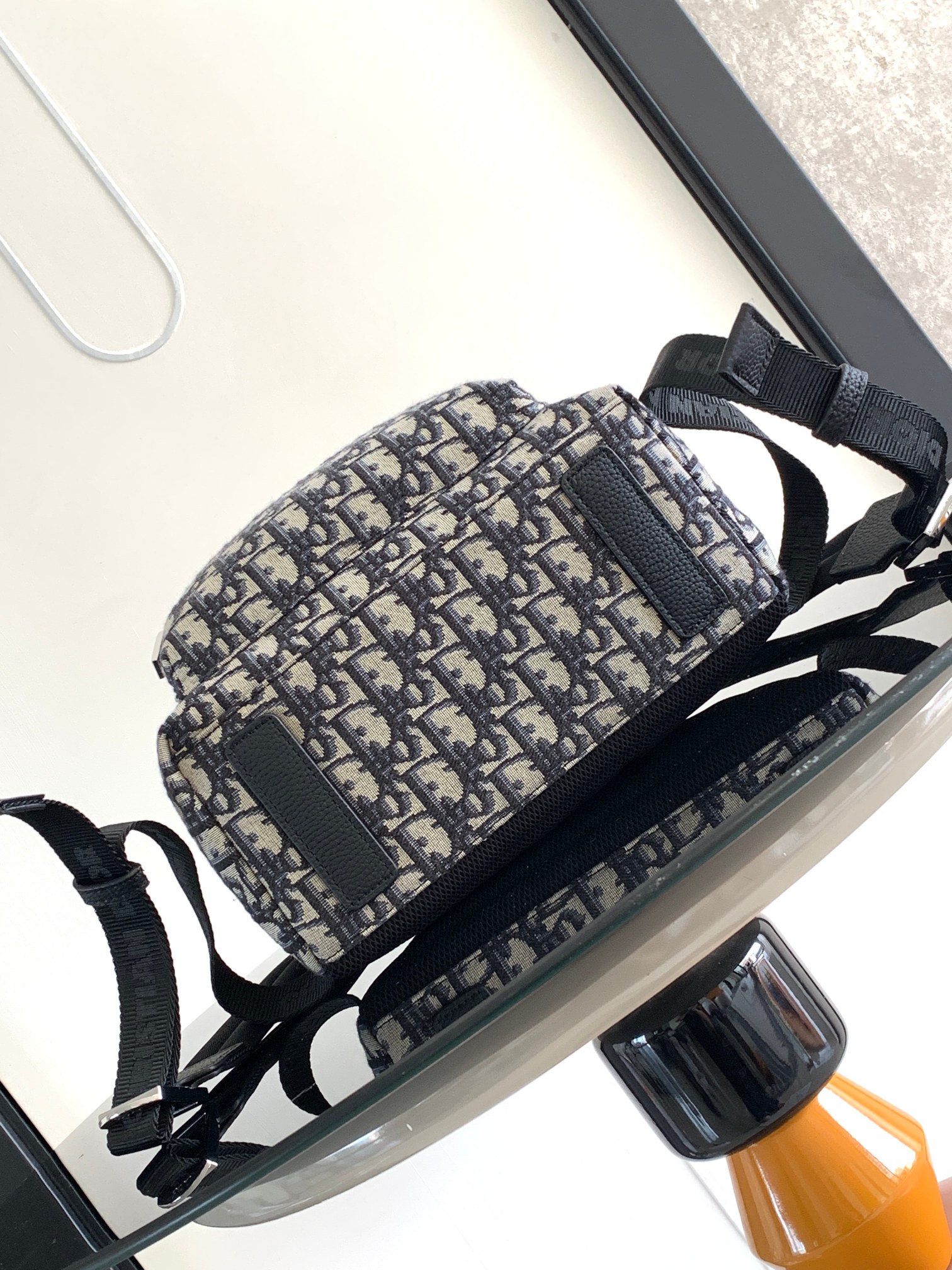 Dior CD 디올 라이더(Rider) 오블리크 백팩 - 베이지 & 블루 (스몰) 가방