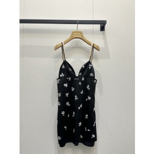 miumiu 미우미우 플라워 비딩 슬립 드레스 원피스 의류