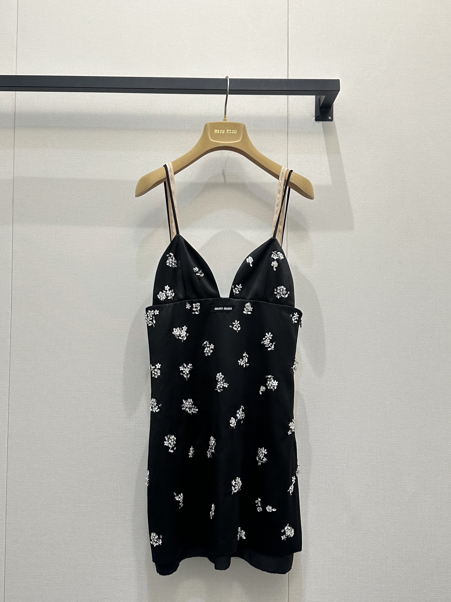 miumiu 미우미우 플라워 비딩 슬립 드레스 원피스 의류