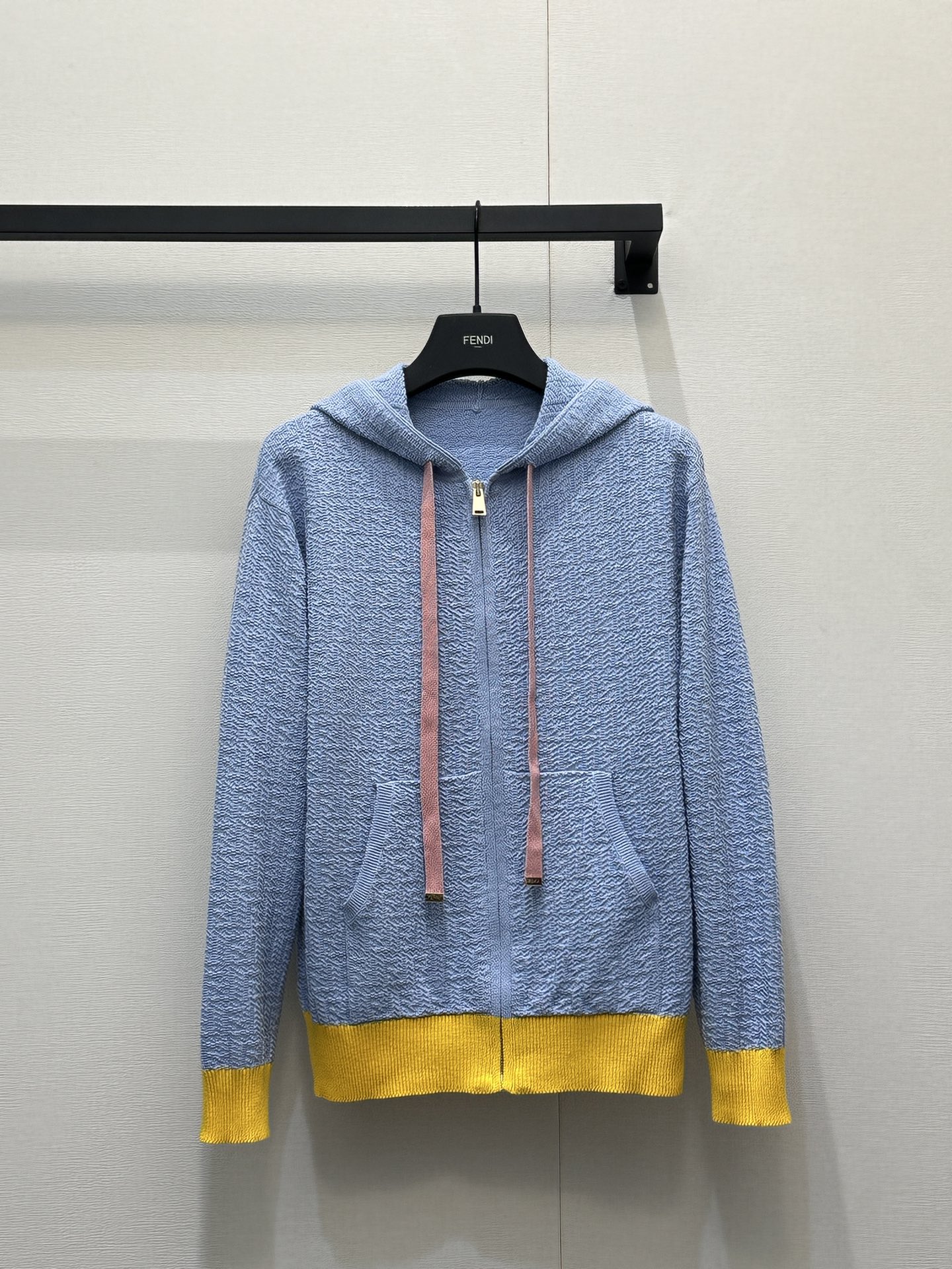 펜디(FENDI) 더블F 패턴 후드 집업 자켓 의류