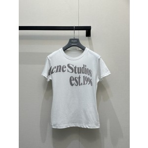 아크네 스튜디오(ACNE STUDIOS) 미니멀 레터링 반팔 티셔츠 의류