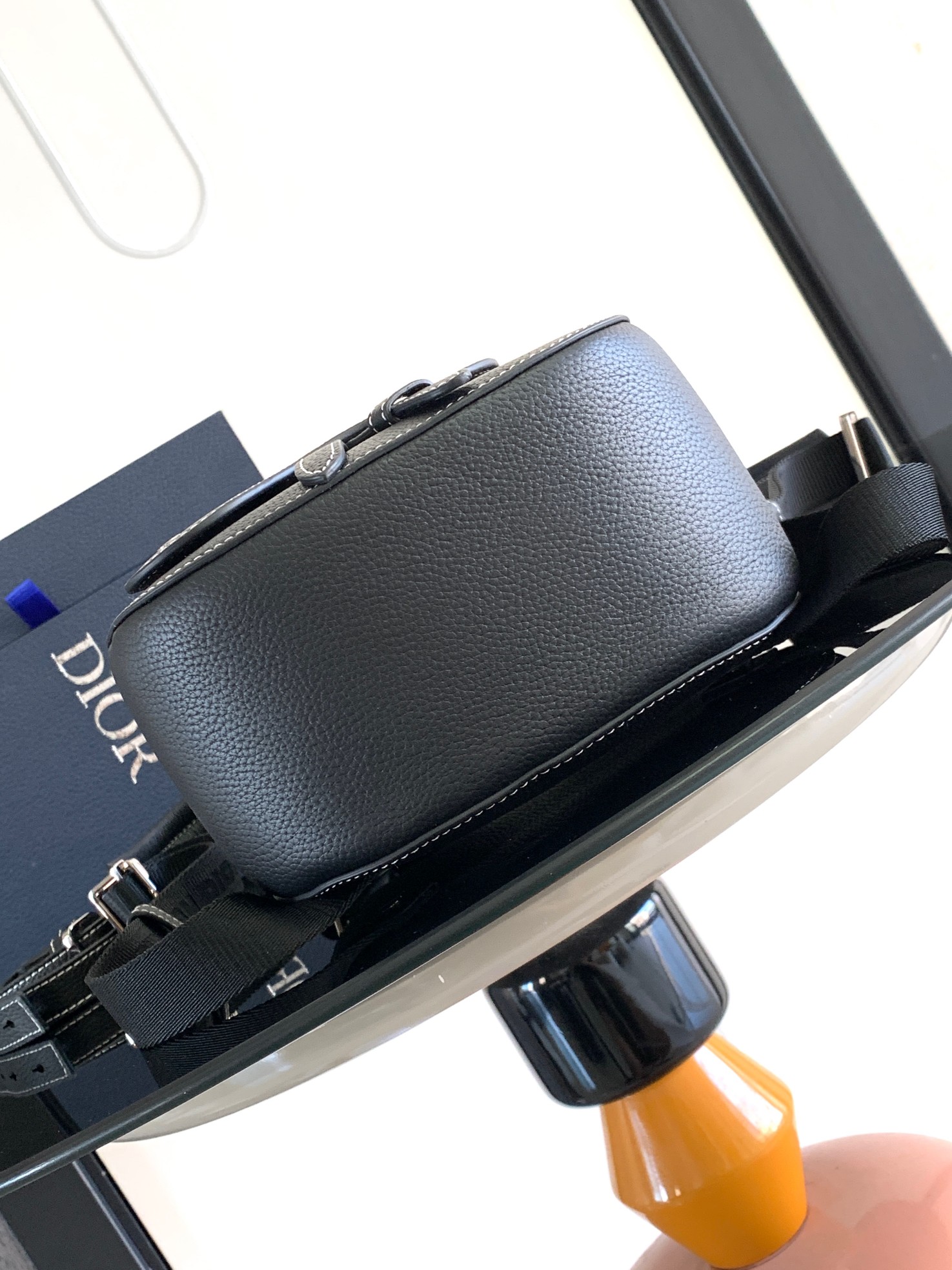 Dior CD 디올 미니 새들 백팩 (네이비 오블리크) 가방