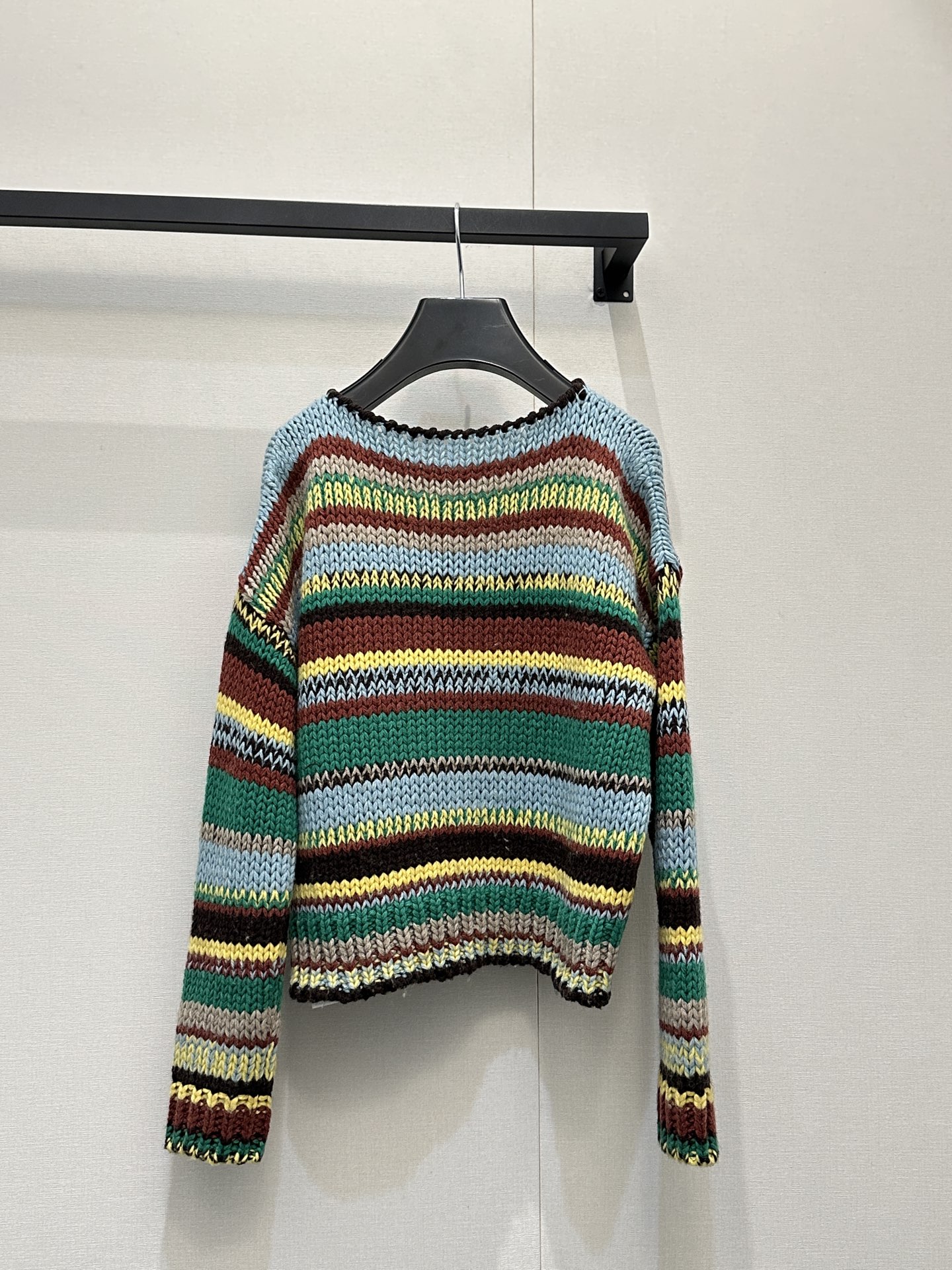 Celine 셀린느 레인보우 마카롱 꽈배기 니트 의류