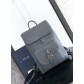 Dior CD 디올 새들 플랩 백팩 딥 그레이 그레인 레더 가방
