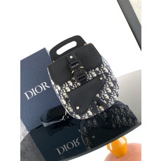 Dior CD 디올 갤롭(Gallop) 숄더백 (베이지 & 블랙 오블리크) 힙색 슬링백 가방