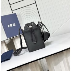 Dior CD 디올 미니 버킷백 (블랙 그레인 레더) 가방