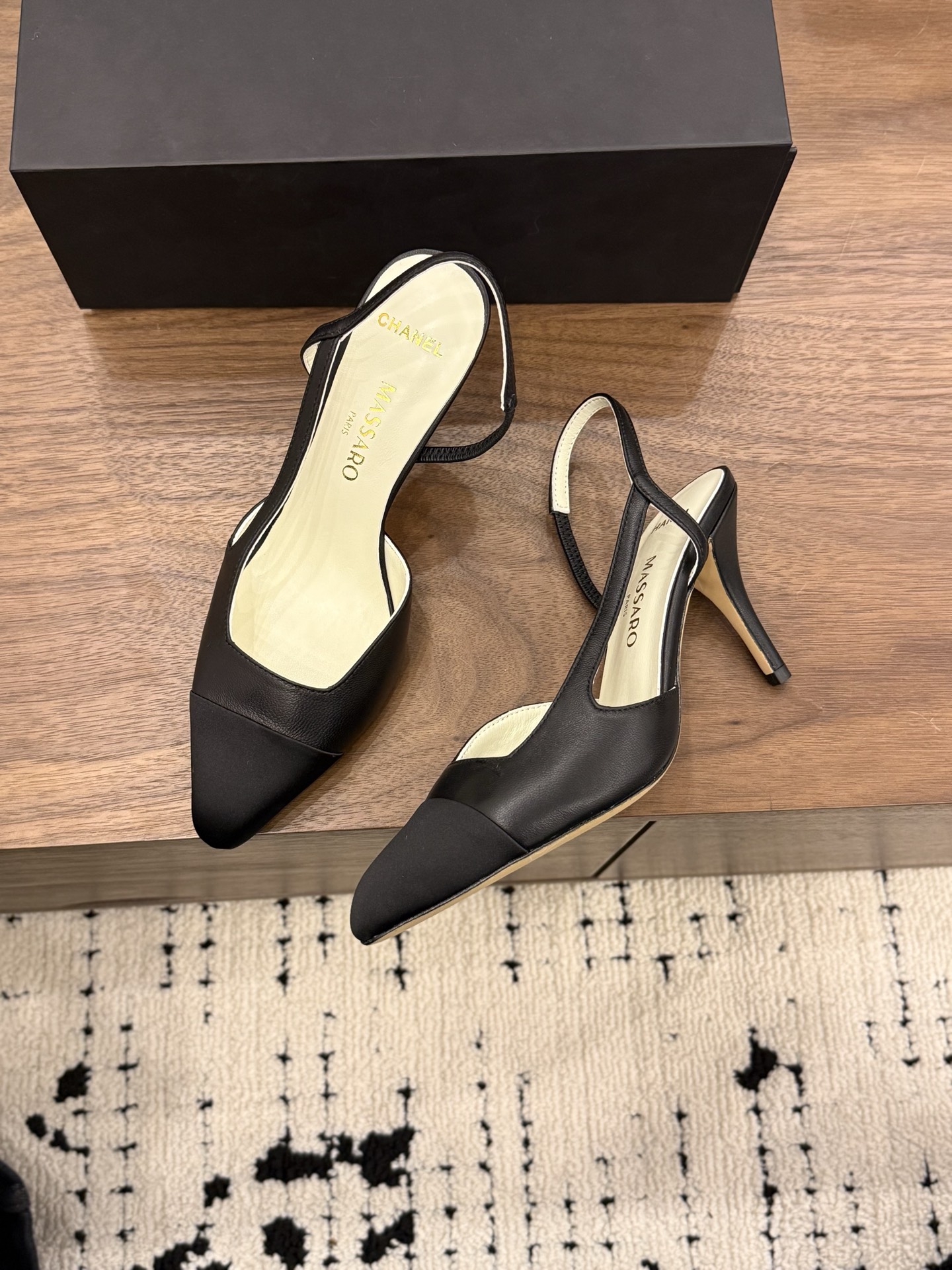 샤넬(CHANEL) 슬링백 하이힐 샌들 신발