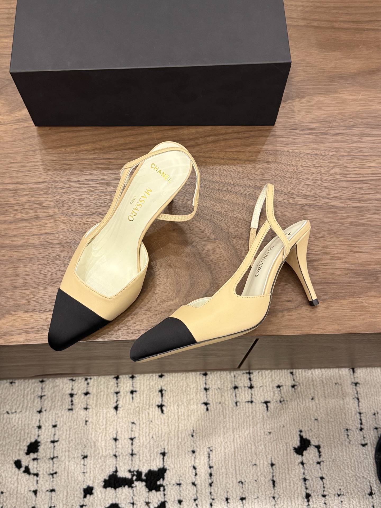 샤넬(CHANEL) 슬링백 하이힐 샌들 신발