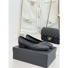 샤넬(CHANEL) 더블C 배색 플랫 슈즈 신발