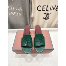 로로피아나(Loro Piana) 플랫 슬리퍼 샌들 신발