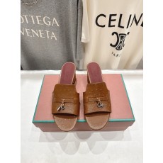 로로피아나(Loro Piana) 플랫 슬리퍼 샌들 신발