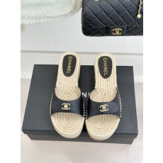 샤넬(CHANEL) 클래식 우드 플랫폼 슬리퍼 샌들 신발
