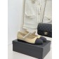 샤넬(CHANEL) 크리스탈 스트랩 플랫 슈즈 신발