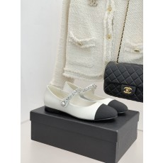 샤넬(CHANEL) 크리스탈 스트랩 플랫 슈즈 신발