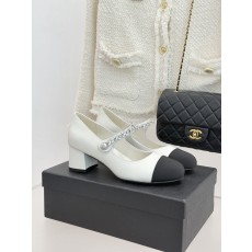 샤넬(CHANEL) 크리스탈 스트랩 미들힐 신발