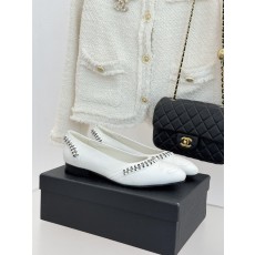 샤넬(CHANEL) 더블C 배색 플랫 슈즈 신발