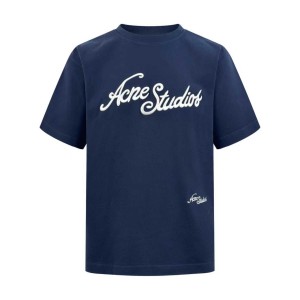 아크네 스튜디오(Acne Studios) 로고 자수 반팔 티셔츠 의류