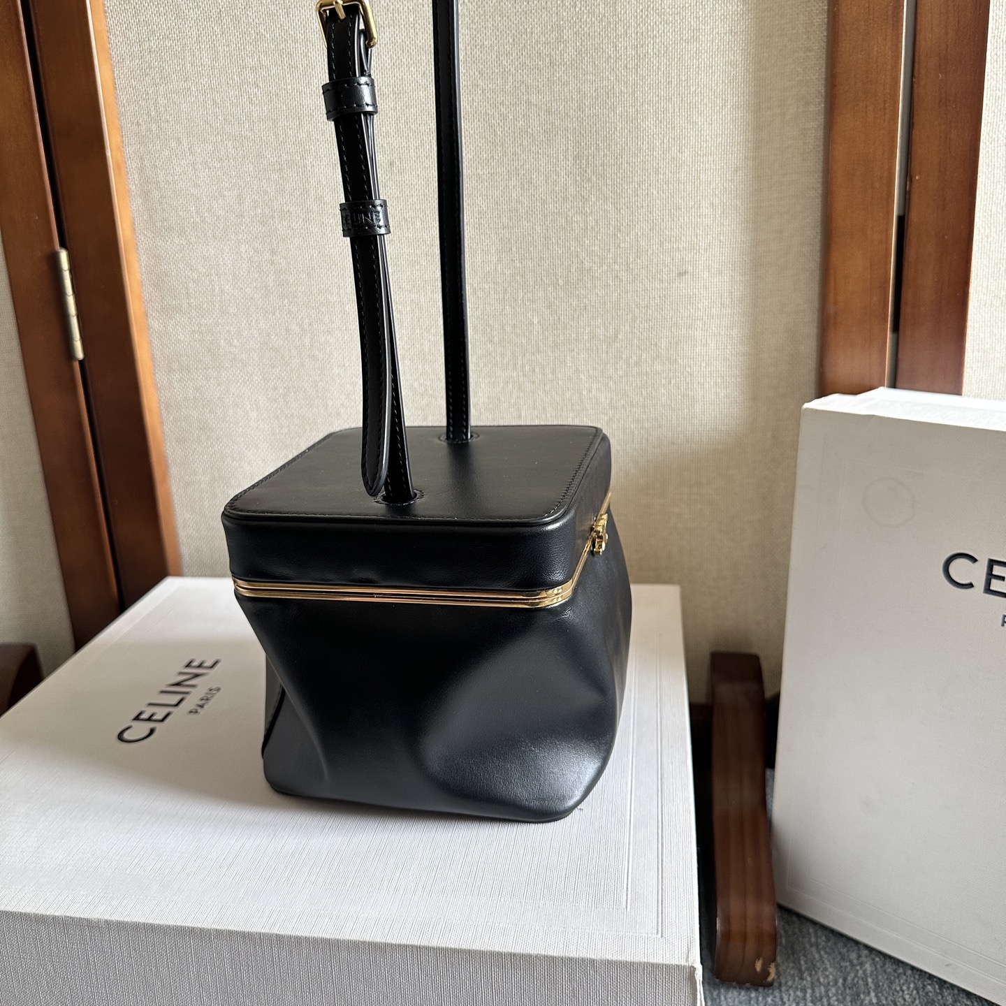 Celine 셀린느 트리옹프 프레임 스몰 백 (트리옹프 캔버스 & 카프스킨) 가방