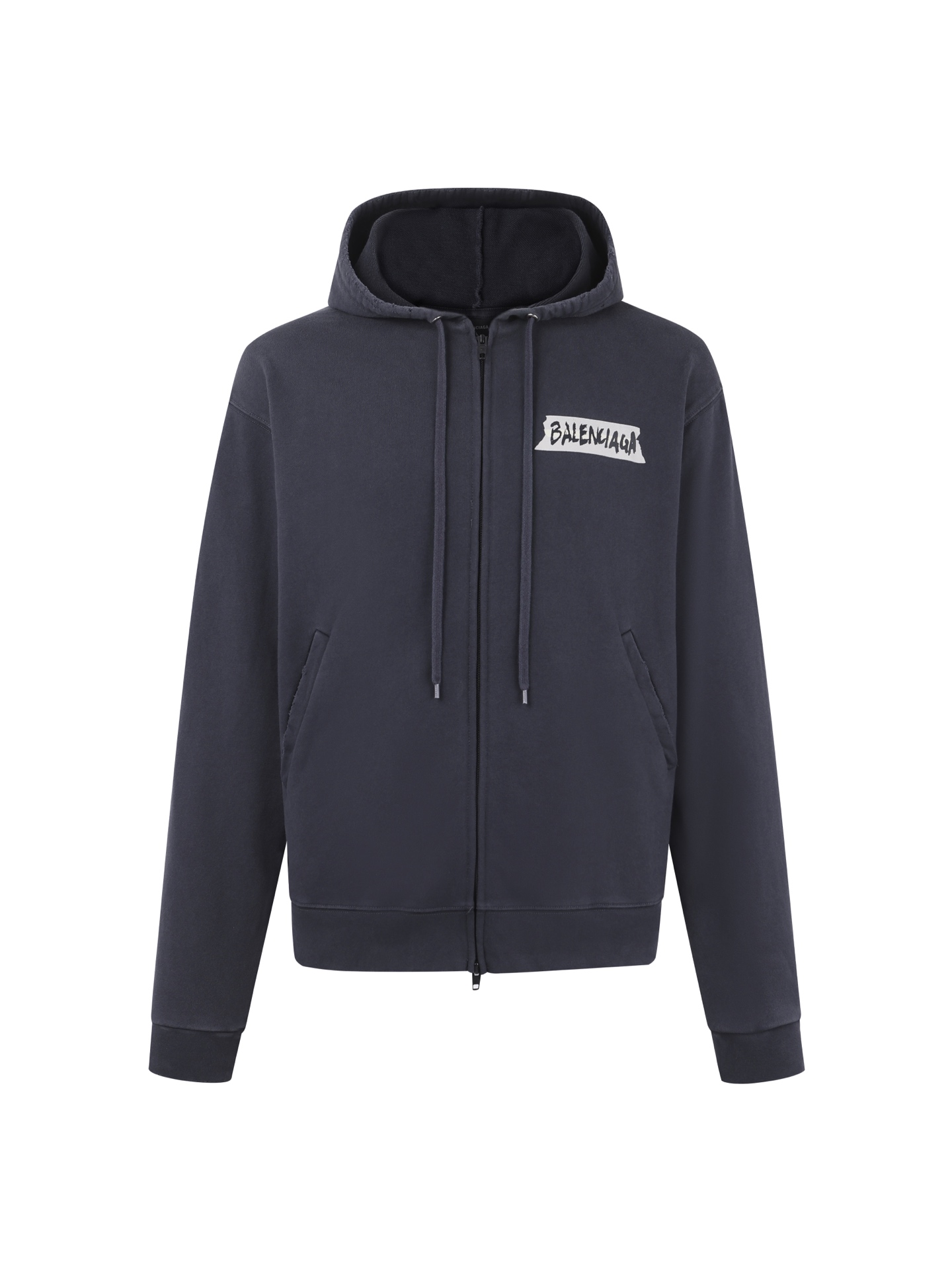 발렌시아가(BALENCIAGA) 프린트 후드 집업 후디 의류