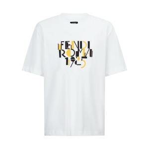 펜디(FENDI) 로마 1925 자수 로고 반팔 티셔츠 의류
