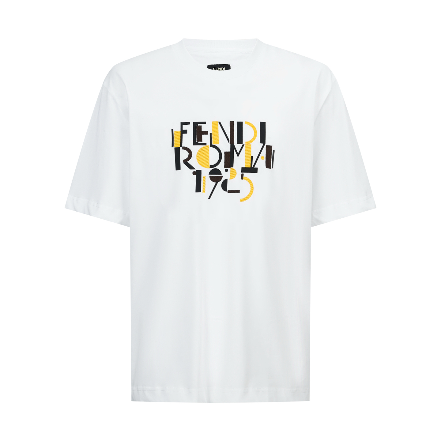 펜디(FENDI) 로마 1925 자수 로고 반팔 티셔츠 의류