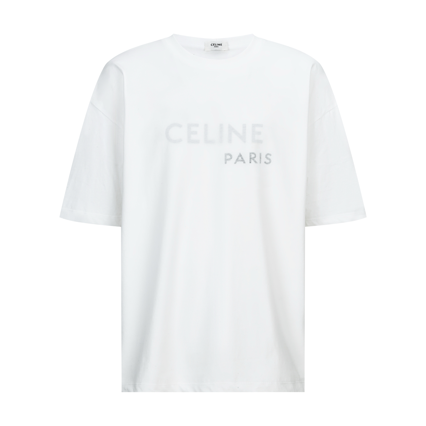셀린느(CELINE) 더블 레이어 로고 프린트 반팔 티셔츠 의류