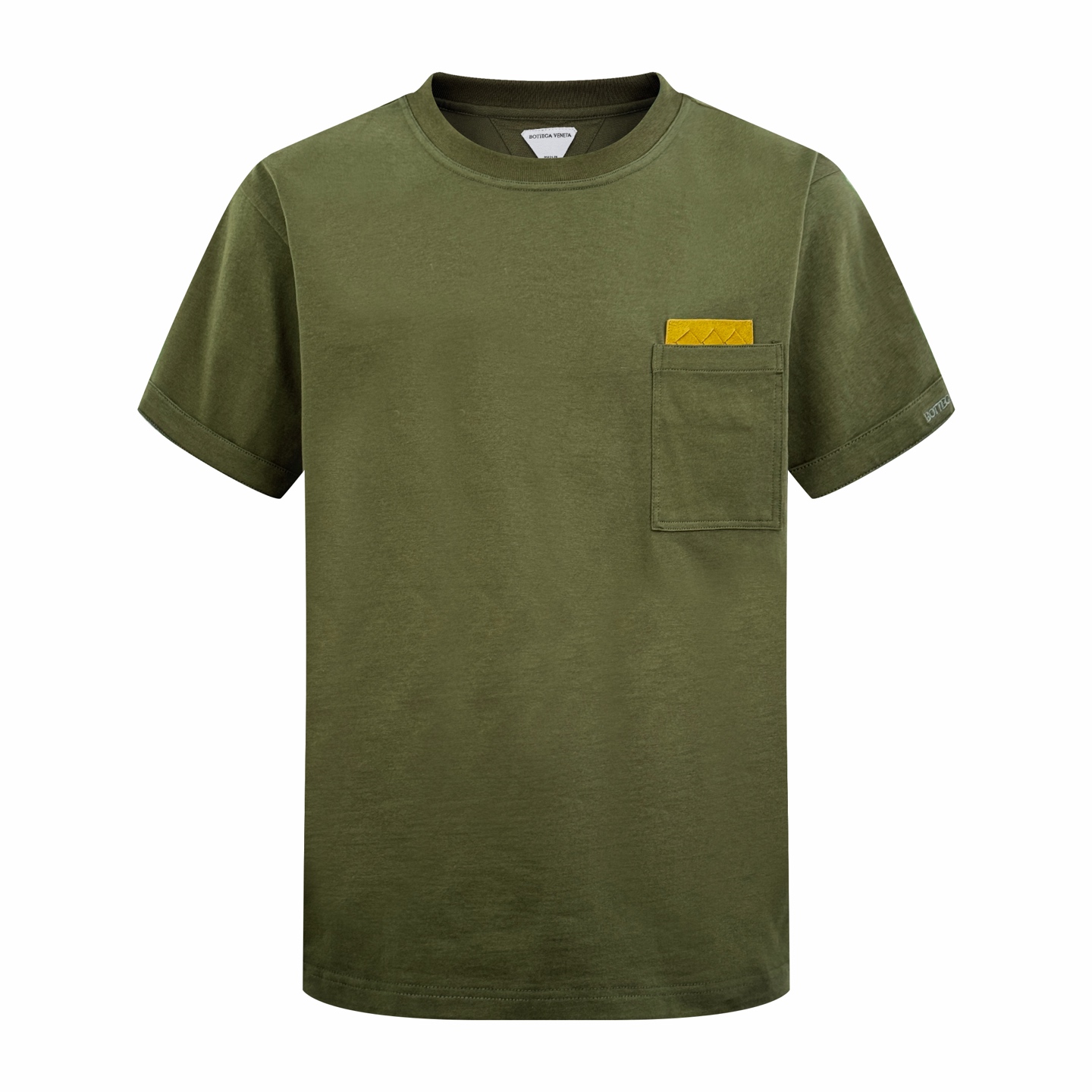 보테가 베네타(Bottega Veneta) 가죽 포켓 반팔 티셔츠 의류