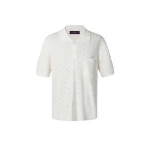 루이비통(LV) 로고 자카드 펀칭 반팔 셔츠 의류