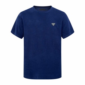 프라다(PRADA) 삼각 로고 타월 반팔 티셔츠 의류