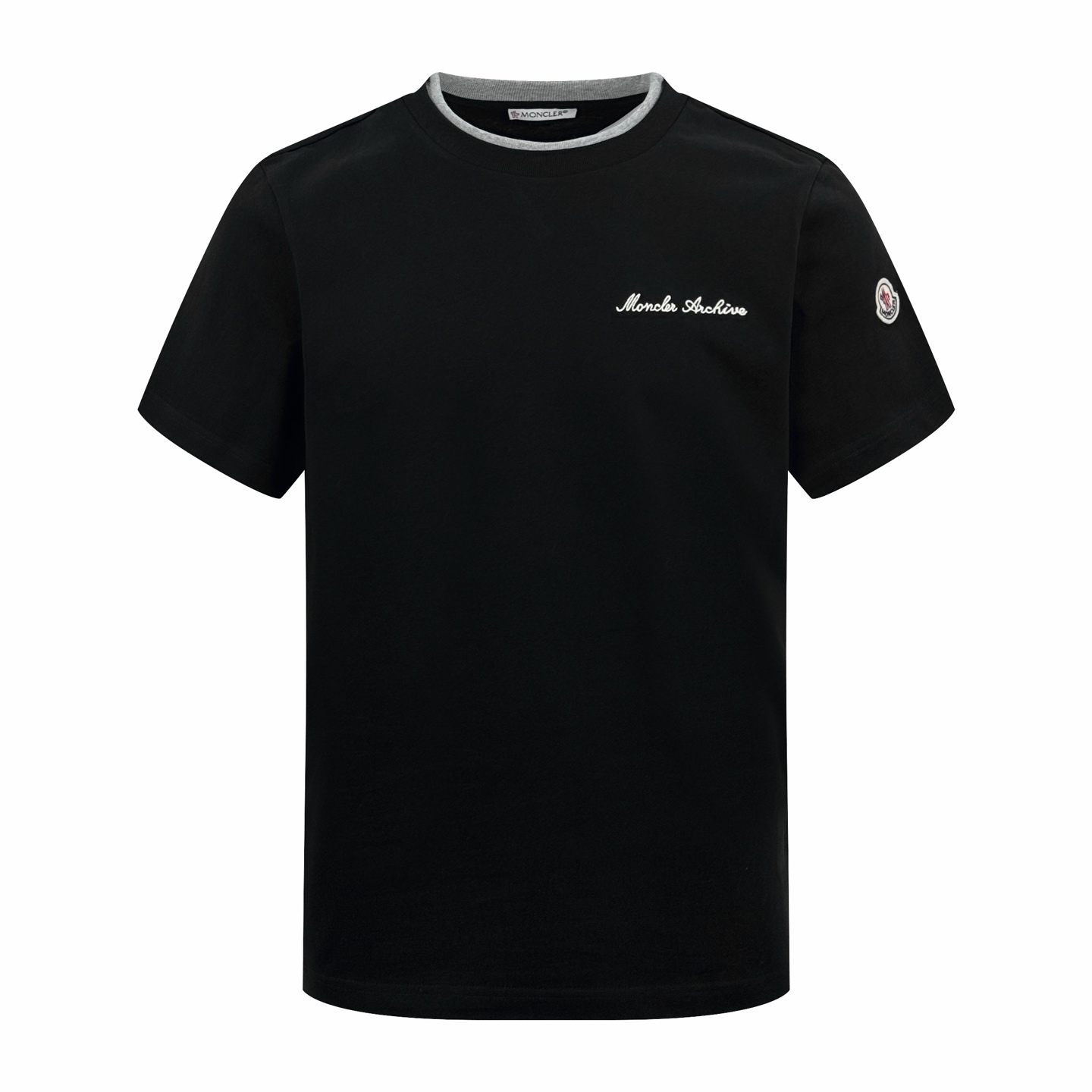 몽클레어 몽클레르(MONCLER) 레이어드 스타일 반팔 티셔츠 의류