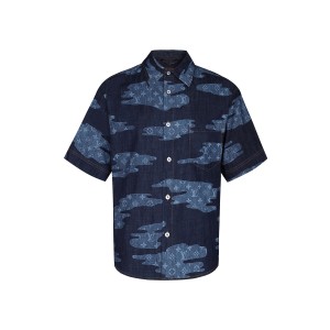 루이비통(LV) 반소매 데님 셔츠 의류