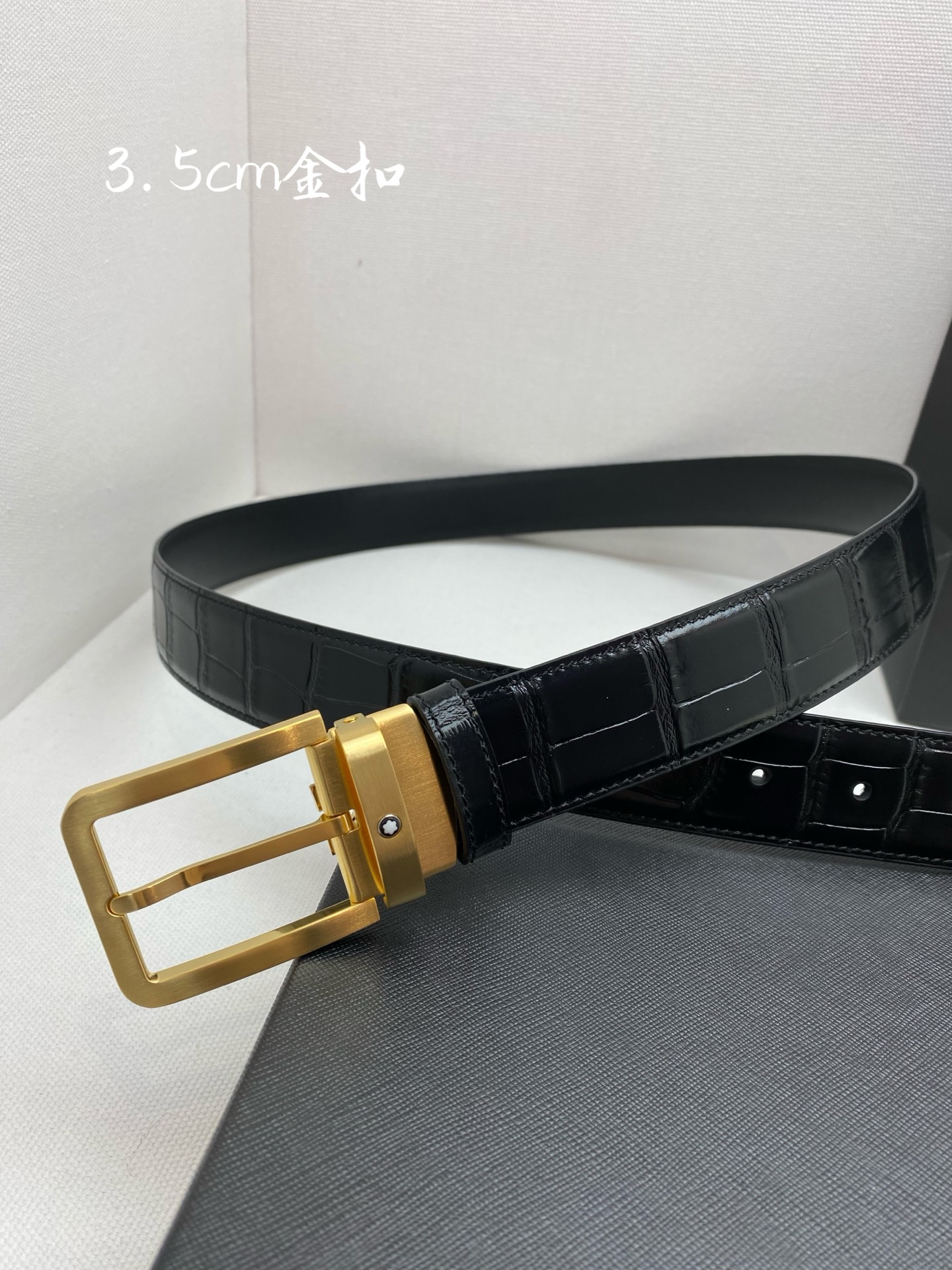 몽블랑(Montblanc) 가죽 벨트