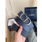 디올(DIOR) 클래식 레더 벨트