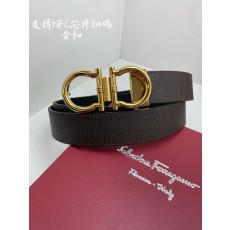 페레가모(FERRAGAMO) 클래식 양면 소가죽 벨트