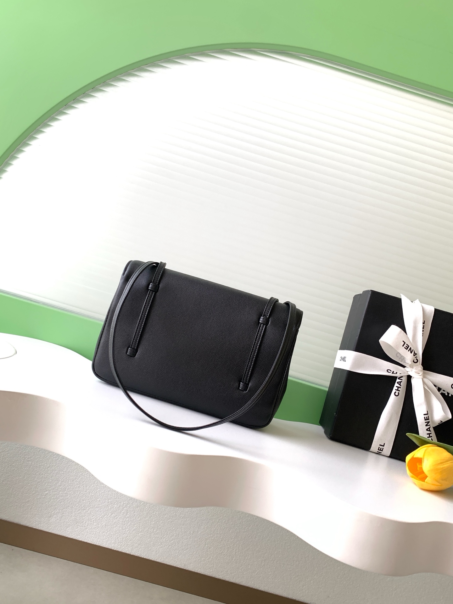 Chanel 샤넬 26P 프레피 코코(Preppy Coco) 플랩백 (캐비어) 숄더백 가방