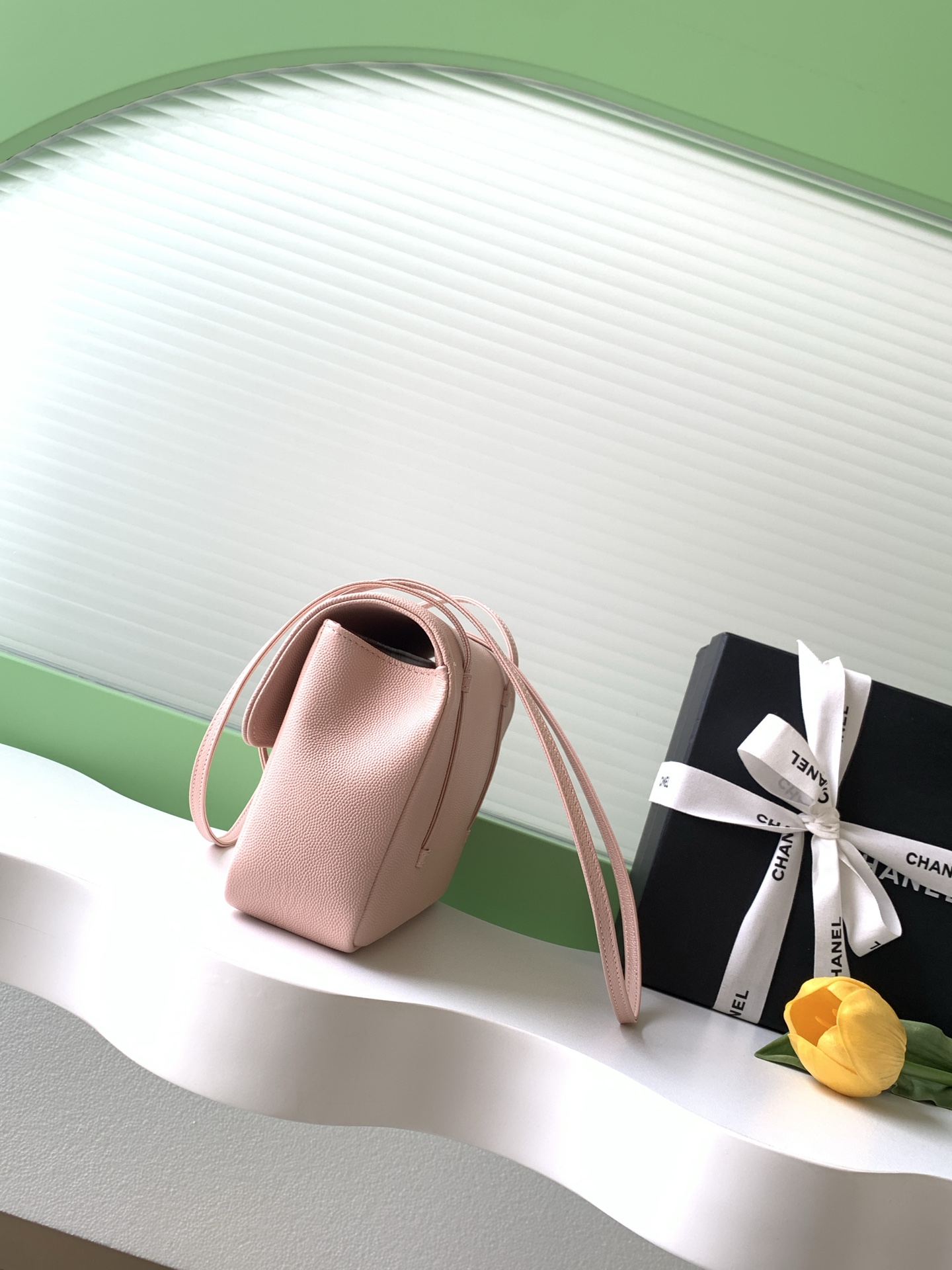 Chanel 샤넬 26P 프레피 코코(Preppy Coco) 플랩백 (캐비어) 숄더백 가방