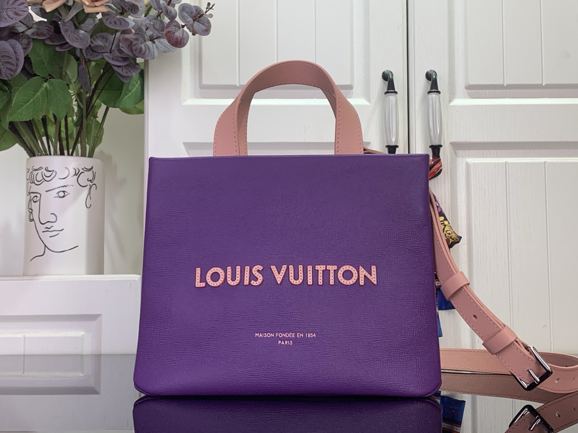 LV 루이비통 MINI SHOPPER TOTE 미니 쇼퍼 토트백 핸드백 가방