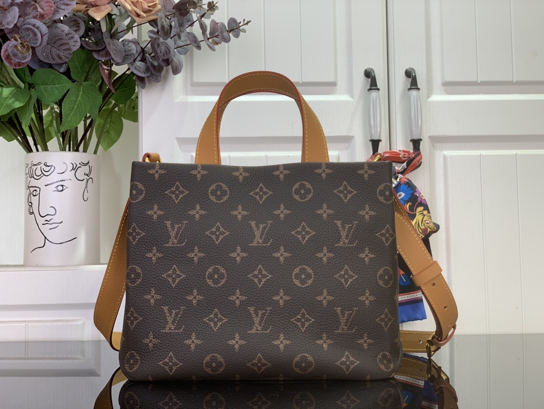 LV 루이비통 MINI SHOPPER TOTE 미니 쇼퍼 토트백 가방 (브라운/커피) 미니