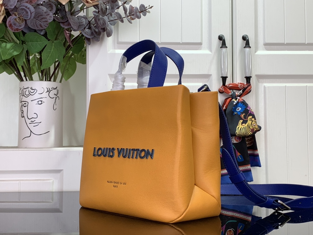 LV 루이비통 MINI SHOPPER TOTE 미니 쇼퍼 토트백 가방 (옐로우) 미니