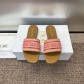 디올(DIOR) DWAY 자수 로고 슬리퍼 샌들 신발
