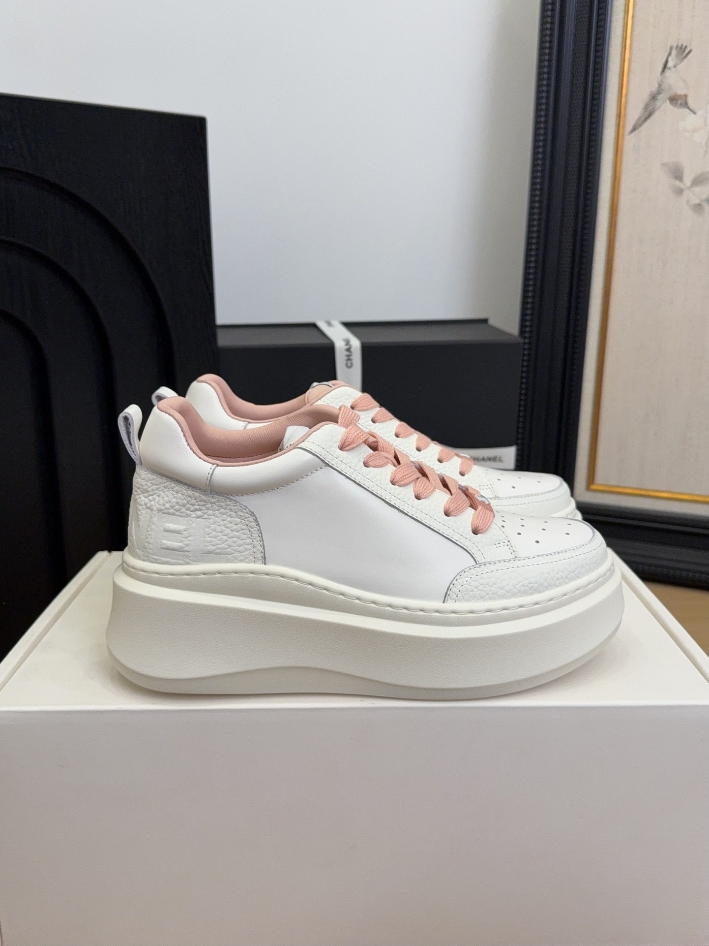 샤넬(CHANEL) 플랫폼 캐주얼 슈즈 신발