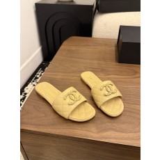 샤넬(CHANEL) 체인 퀼팅 플랫 슬리퍼 샌들 신발