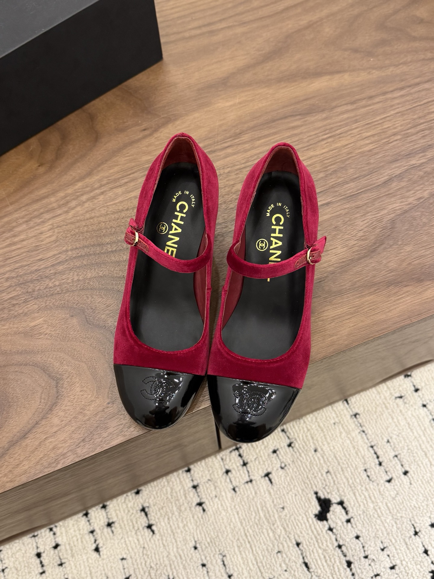 샤넬(CHANEL) 메리제인 굽 슈즈 신발